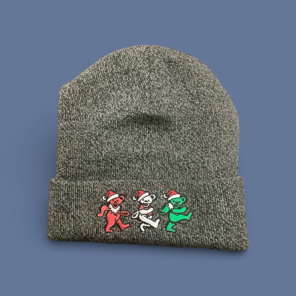 Grateful Dead Charcoal Knit Beanie